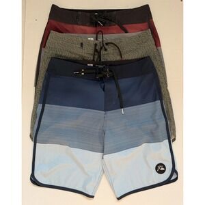 Quicksilver Board Shorts Surf Size 29 Mens 3 Pairs